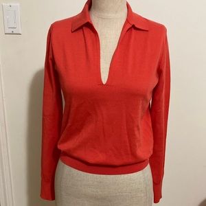Reiss London Nellie Collared Knit Top New!